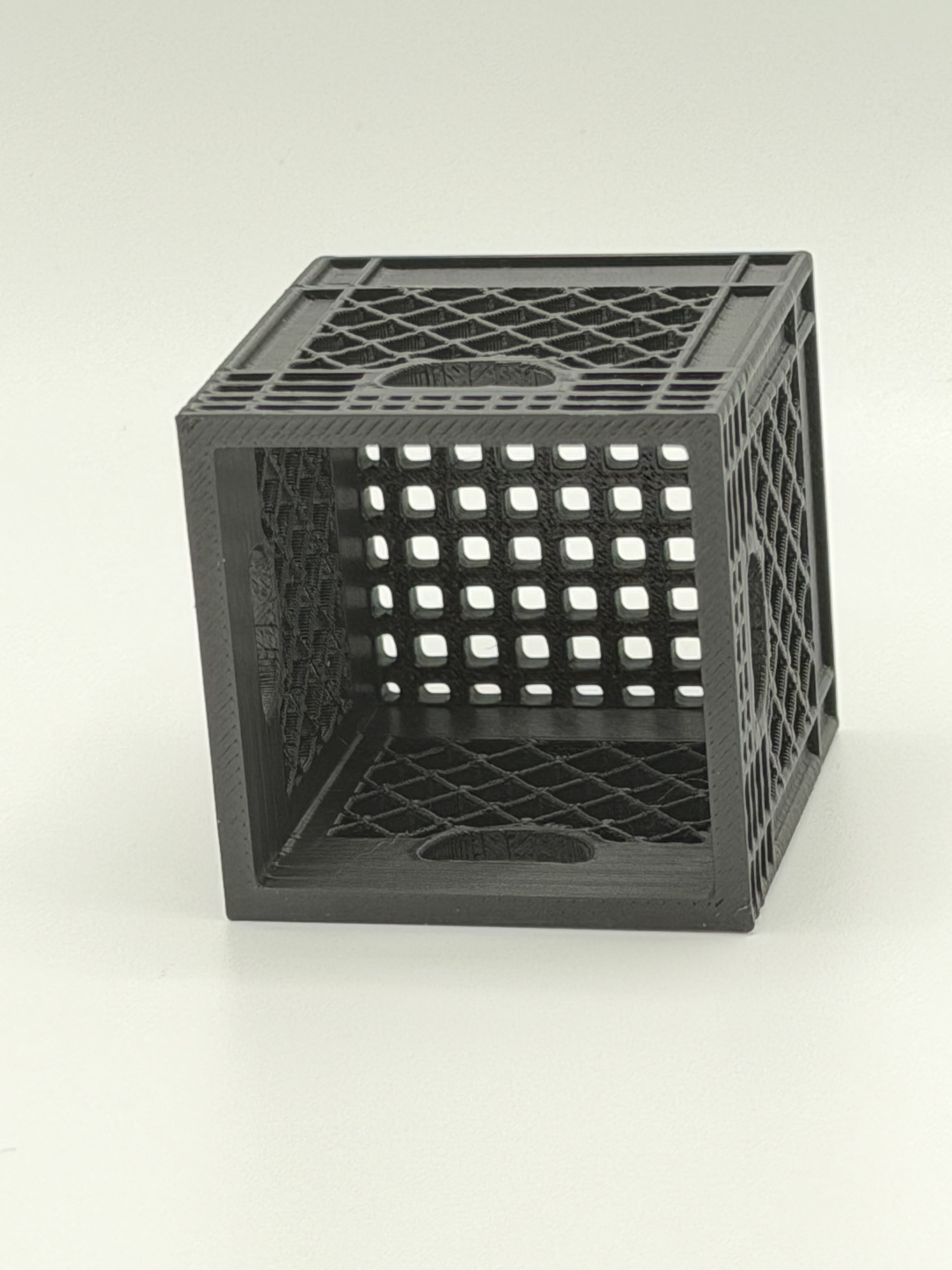 Mini 3D Printed Crates – Small Storage Organizer Bins (Set of 5)