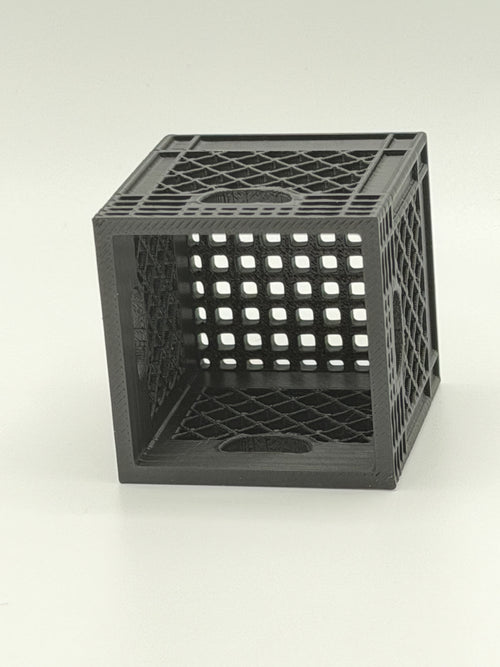 Mini 3D Printed Crates – Small Storage Organizer Bins (Set of 5)