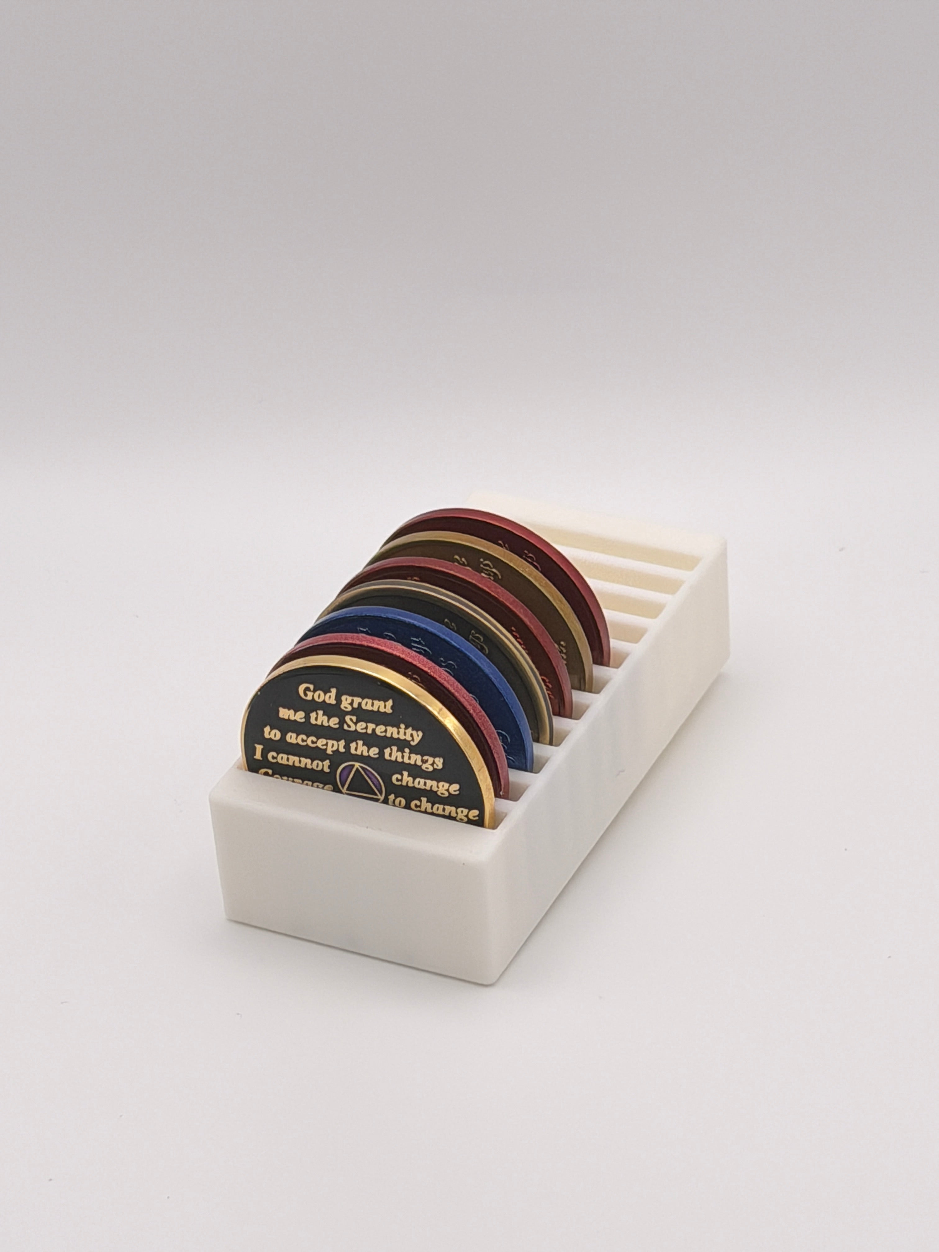 Recovery Coin Holder | Sobriety Chip Organizer